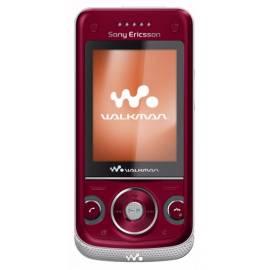 Handy Sony-Ericsson W760i Red