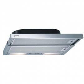 Hood GORENJE DF 6116 E Silber - Anleitung