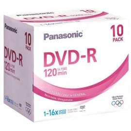 Bedienungsanleitung für Ihre Aufnahmemedium ist eine PANASONIC DVD-R-Disc LM-RF12NE10P