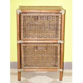 Rattan Schrank Marcell-dunkel (N039T)