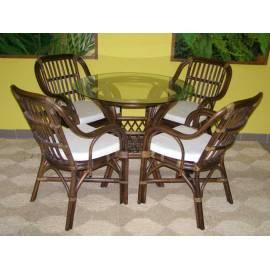 Rattan Restaurants Satz von Akropolis-dunkel (J001T)