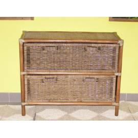 Rattan Schrank Macau-dunkel (N022T)