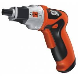 Handbuch für Akku-Bohrschrauber, BLACK DECKER PP360-Akuscrewdriver schwarz/rot