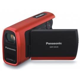 PDF-Handbuch downloadenPanasonic Camcorder SDR-SW20EP-R, SD, rot