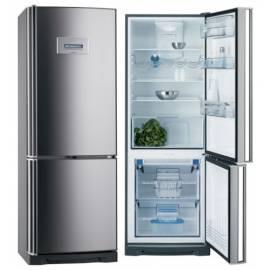 Kombination Kühlschrank-Gefrierschrank-ELECTROLUX AEG Santo S75438KG Silber/Edelstahl