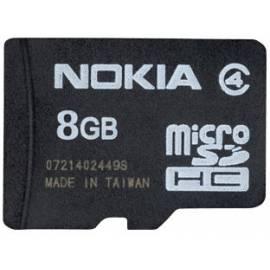 NOKIA Speicher Karte MicroSDHC MU-43 (8 GB) schwarz Bedienungsanleitung