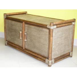 Rattan Kommode S15-dunkel (N001T)