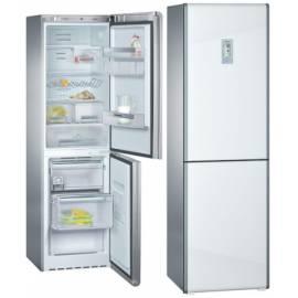 Kombination Kühlschrank mit Gefrierfach, SIEMENS KG39NS30 silber/weiss