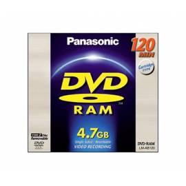 Ihre Aufnahmemedium ist ein PANASONIC DVD-RAM-Datenträger LM-AB120LE Bedienungsanleitung