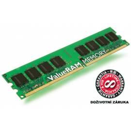 Bedienungshandbuch Speichermodul KINGSTON 1 GB DDR2 800 MHz Non-ECC CL6 (KVR800D2N6 / 1G)