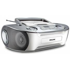 Radio mit CD PHILIPS AZ1133 Silber Gebrauchsanweisung