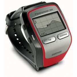 Bedienungshandbuch Navigationssystem GPS GARMIN Forerunner 305 schwarz/rot