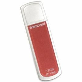 USB Flash disk TRANSCEND JetFlash V60 32GB, USB 2.0 (TS32GJFV60) Orange