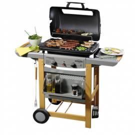 Grill Lava Campingaz EXPERT 2 woody ADVANTAGE-Gusseisen Brenner 7 kW Grill, 1500 cm2