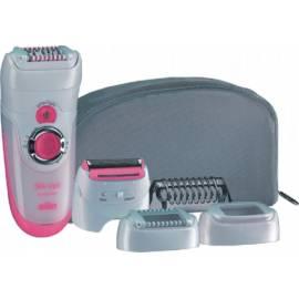 BRAUN Epilator Silk-Epil Xpressive 7280 SE Weiss/Rosa