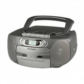 Boombox mit CD HYUNDAI TRC 566 und grau Bedienungsanleitung