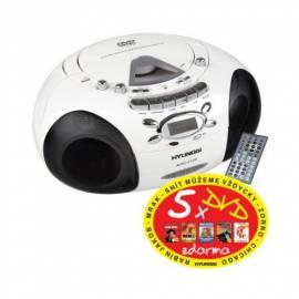 HYUNDAI TRC817ADR3W CD Radio Kassette mit weiß