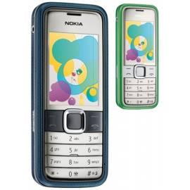 Handy Nokia 7310 Supernova grün + blau-Abdeckung