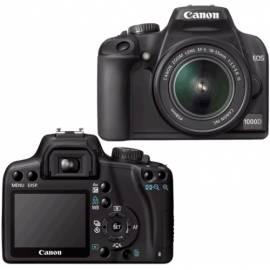 Digitalkamera CANON EOS 1000D + 18-55 schwarz