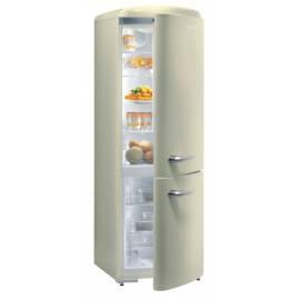 Kombination Kühlschränke mit ***-Gefrierfach RK GORENJE 62358 OC, Oldtimer - Anleitung