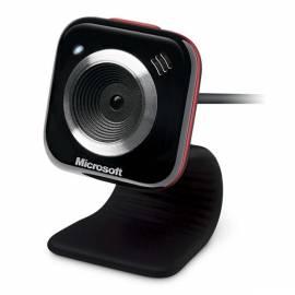 MICROSOFT Webcam MS LifeCam VX-5000 rot (RSA-00018) schwarz/rot