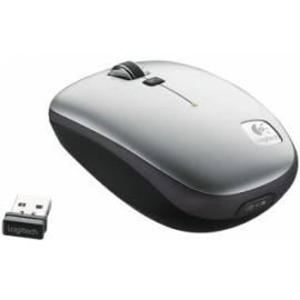 Maus LOGITECH Nano Nano Cordless Laser Mouse V550 (910-000891) grau