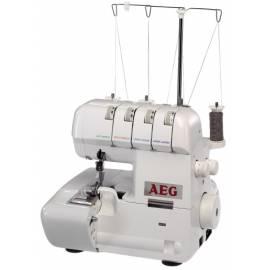 Overlock-Nähmaschine AEG 320 weiß