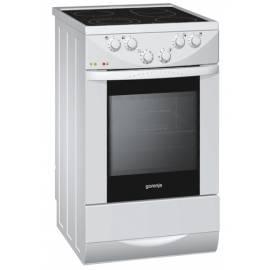 GORENJE Herd Pure Premium EG 772 W weiß/Glas Gebrauchsanweisung