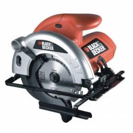 Kreissäge BLACK-DECKER CD601 schwarz/silber/rot