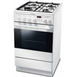 Eine kombinierte Herd ELECTROLUX EKK 513512 W weiß