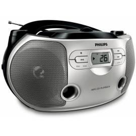 PDF-Handbuch downloadenRadio mit CD PHILIPS AZ1046 Silber