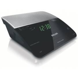 PHILIPS Radiowecker Radio Wecker AJ 3226 schwarz/silber