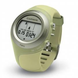Bedienungsanleitung für Navigationssystem GPS GARMIN Forerunner 405 HR grün Uhr (für Frauen) gelb/grün