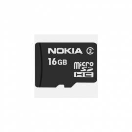 NOKIA Speicher Karte MicroSDHC MU-44 (16 GB) schwarz