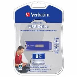 USB-Flash-wörtliche Store'n' gehen blau 8GB USB 2.0