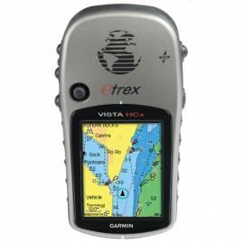 Navigationssystem GPS GARMIN eTrex Vista HCx Silber - Anleitung
