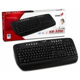 Bedienungsanleitung für Tastatur GENIUS KB-320e schwarz PS/2 Vista