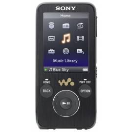 Sony MP3/MP4 Player NWZS738FB.CE7, 8 GB, FM-RADIO, schwarz Gebrauchsanweisung