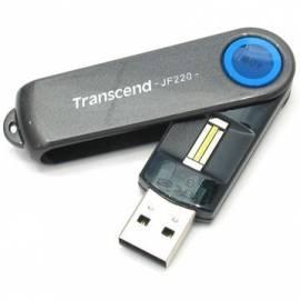 USB Flash disk TRANSCEND JetFlash220 Fingerabdruck, USB 2.0, 4GB (TS4GJF220)