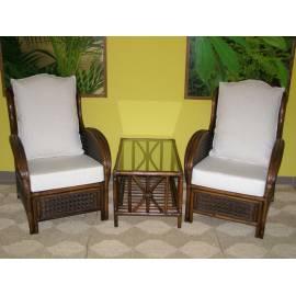 Rattansofa set SARAH 2 + 1 (S036T)