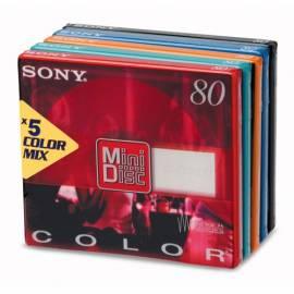 Minidump SONY 80 min, Farbe