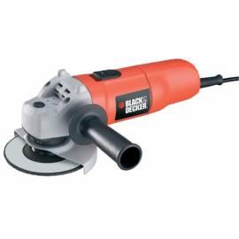 Winkelschleifer KG725 Red BLACK DECKER Gebrauchsanweisung