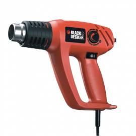 Benutzerhandbuch für Gun BLACK-DECKER Kx 2000 schwarz/rot