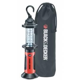 Lampe BLACK-DECKER-BDLB14 schwarz/rot