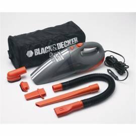 Der Auto-Staubsauger BLACK-DECKER ACV1205 Dustbuster Auto grau