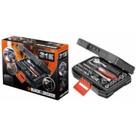 Werkzeug set BLACK-DECKER-A7142 schwarz/silber