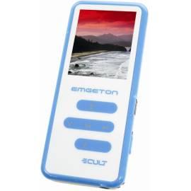Bedienungshandbuch MP3-Player Emgeton X 4 Kult 4GB, weiss/blau