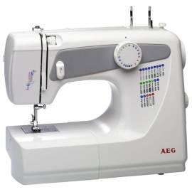 Handbuch für Nähmaschine AEG 2701 weiß