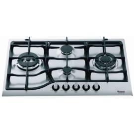 Gas-Kochfeld HOTPOINT-ARISTON PH750RTGH Edelstahl