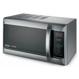 Mikrowelle DELONGHI Super Mario MW 505 schwarz/silber